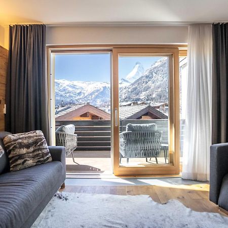 Moderne Wohnung Mit Ausblick Und Viel Sonne Zermatt Exterior foto