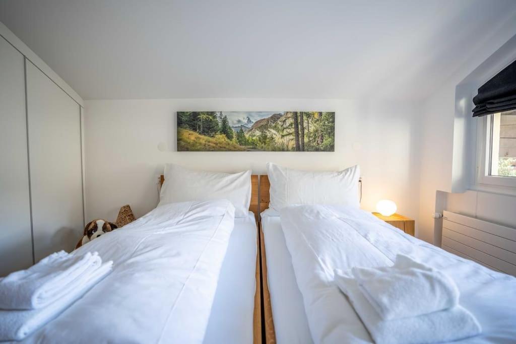 Moderne Wohnung Mit Ausblick Und Viel Sonne Zermatt Exterior foto